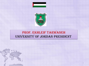 university of Jordan President