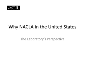 ACIL: Why the US needs NACLA AB Recognition