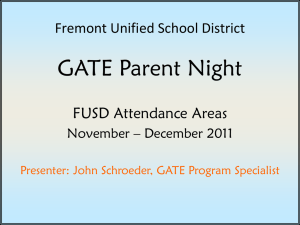 B - Fremont Unified School District
