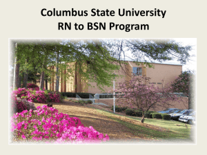 RN to BSN Program - School of Nursing