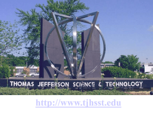 Chalk Talk - Thomas Jefferson High School for Science and