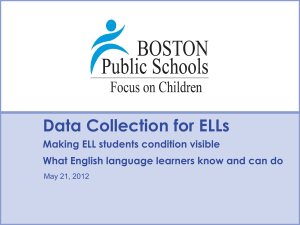 Data Collection for ELLS