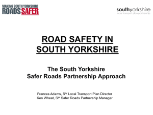 Safer Roads Partnership - the Homes and Loans Website