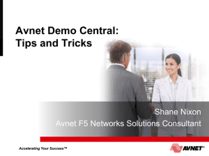Avnet TS FY12 PPT Template - Avnet Technology Solutions