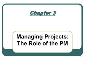 Role of the PM - IMSciences.net
