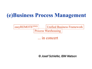 (e)Business Process Management