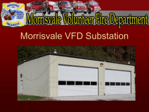 Slide 1 - Morrisvale VFD