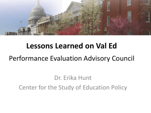 What Is Val Ed? - Illinois State Board of Education