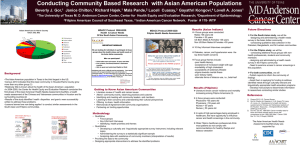 Conducting Community Based Research with Asian American