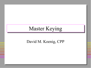Master Keying PPT - Capital Lock, Inc.