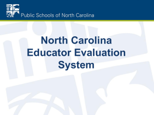 North Carolina Educator Evaluation System