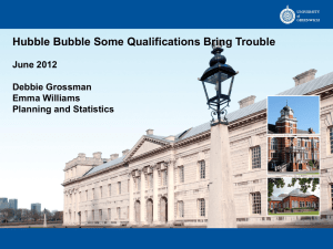 Hubble Bubble Some Qualifications Bring Trouble