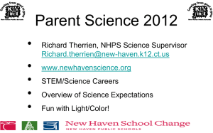 PPT - New Haven Science