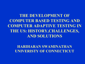 TEST USES IN THE U.S.
