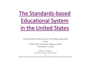 The Standards-based Educational System in the United States