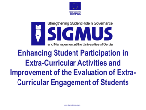 Enhancing Student Participation in Extra