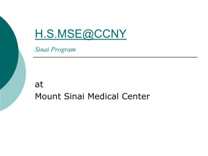 H.S.MSE@CCNY Biotechnology Program