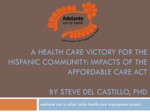 How does the Affordable Care Act impact Latinos