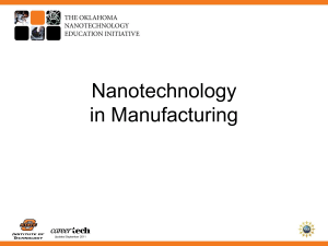 Nanotechnology in Manufacturing PowerPoint Presentation