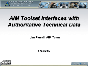 AIM Interface With Tech Data
