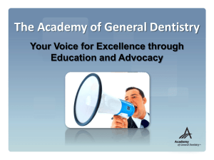 AGD Annual Meeting & Exhibits - Academy of General Dentistry