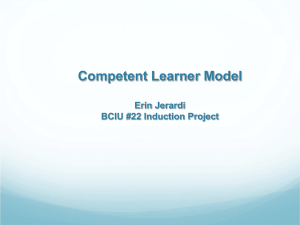 Competent Learner Model