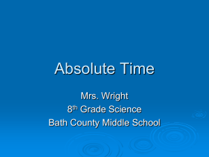 Absolute Age - Bath County Schools