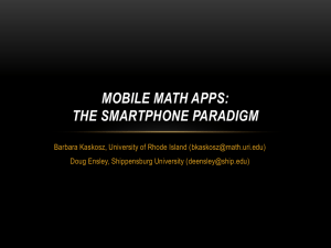 MobileMathApps_Presentation
