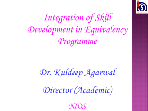 Equivalency Programme
