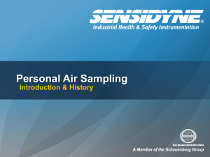 Introduction to Air Sampling