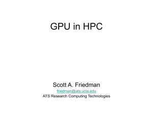 GPU in HPC