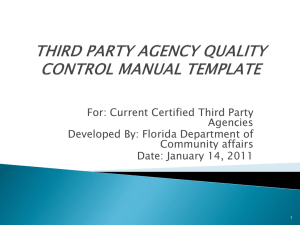 sample quality control manual template