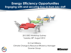 PPT 1.4MB - Energy Efficiency Opportunities