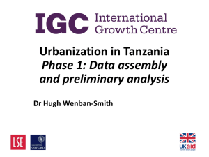Hugh Wenban-Smith - International Growth Centre