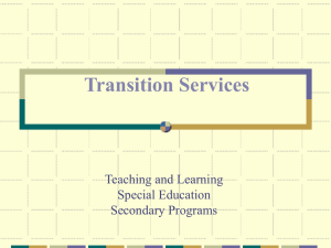 Teaching and Learning Special Education Secondary Programs