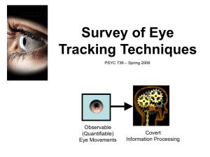 Eye Tracking Techniques