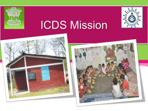 ICDS Mission