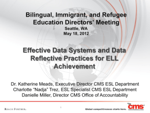 Charlotte: Effective Data Systems and Date Reflective Practices for