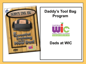 Daddy`s Tool Bag Workshop