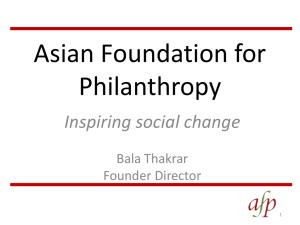 Asian Foundation for Philanthropy