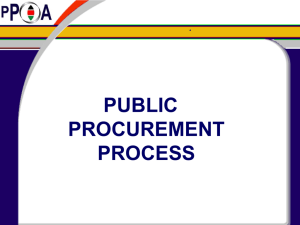 The Procurement Process