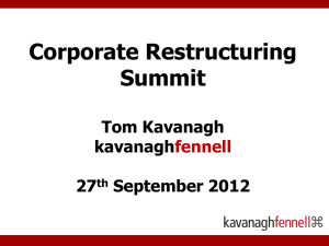 Examinership - Corporate Restructuring Summit