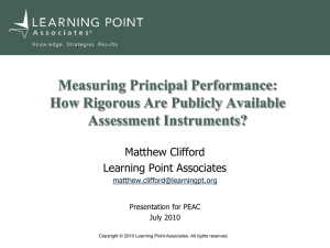 How Rigorous are Publicly Available Assessment Instruments?