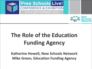 Education Funding Agency (EFA)