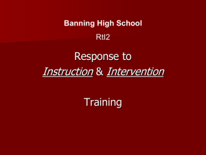 RTI2 September 8 - Banning High School
