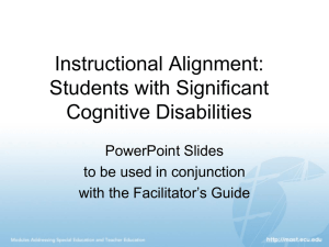 Powerpoint® Instructional Alignment - MAST