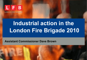 London Fire Brigade presentation