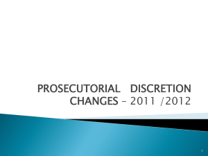 Prosecutorial Discretion