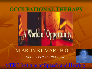 Occupational Therapy (Click to download)