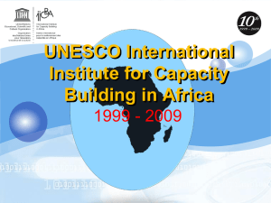 PowerPoint Template - UNESCO